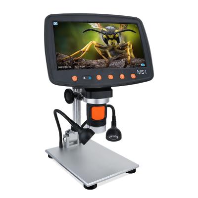 中国 GVDA 7 Inch Large HD Screen LCD Display 1200X Amplification Magnifier Continuous Digital Microscope For Soldering GD-MS1 販売のため