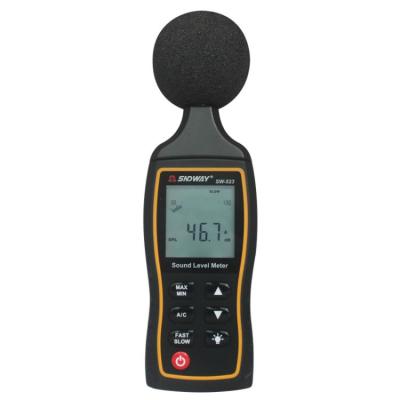 China 2017 A New LCD Backlight 30-130dBA 1.5 dB Accuracy Sound Level Sound Tester Digital Sound Level Describe Meter for sale