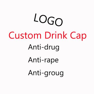 China Free Sample Fashion Custom Logo Wholesale Scrunchies Drink Cover Nailing Black Elastic Drink Cover Scrunchie With Straw for sale