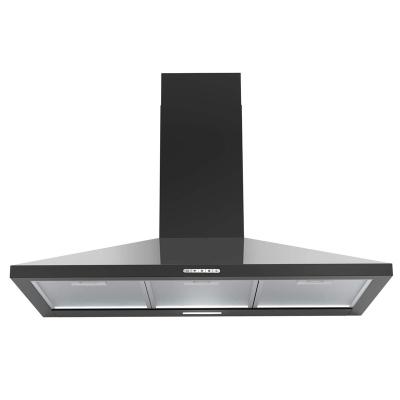 China Black Household 90cm Competitive Price Household Kitchen Exhaust Chain Hood for sale