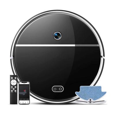 China Household WiFi Connection Charcoal Gray Smart Robot Vacuum Cleaner Broom for sale