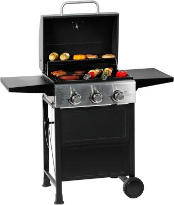 China Easily Cleaned 6 In 1 Automatic Temperature Control Outdoor Charcoal BBQ Gas Grill for sale