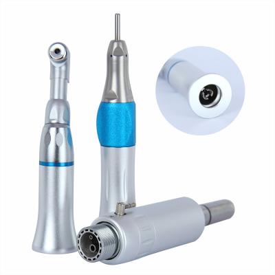 China Metal Dental Low Speed Turbine Handpiece Kit High Quality Dental Instruments Dental E Type 2/4 Hole Reverse Angle Slow Speed Handpiece for sale