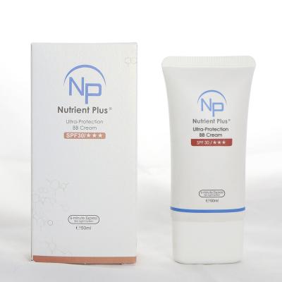 China Sunscreen Private Label Skin Care Moisturizing Lightness SPF50 Whitening BB Cream Cream for sale