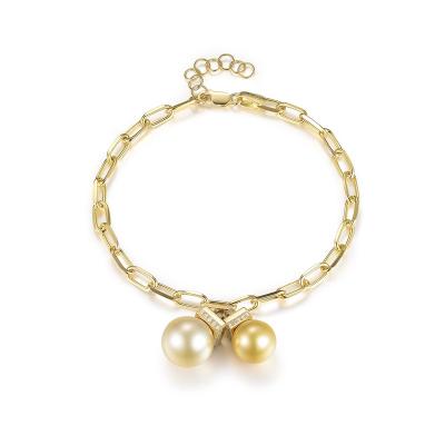 China TRENDY Daily Use Simple Easy Carry Design 18K Yellow Gold Bead Bracelet for sale