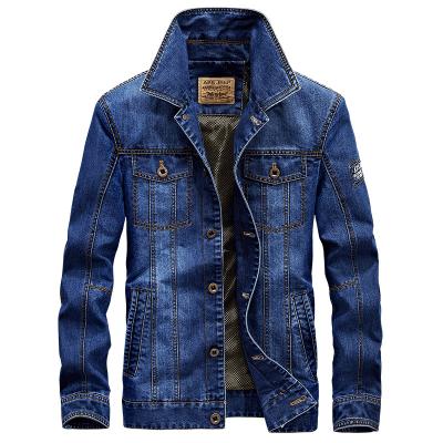 China New Design Denim Bomber Jackets Men's Slim Casual Classic Men's Breathable Drop Lattice Jacket for sale