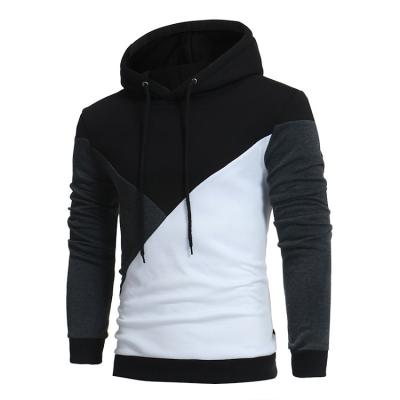 China Custom oversized fall crop color hoodies and sweatshirts pullover hooded top spliced ​​jacket men's hoodies and sweatshirts for sale