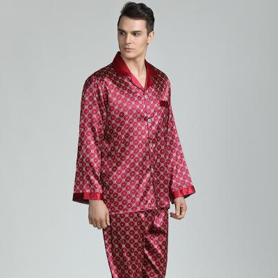 China Fashion QUICK DRY Design Set Autumn Comfortable Slim Men's Pajamas Long Sleeve Men's Sleepwear for sale