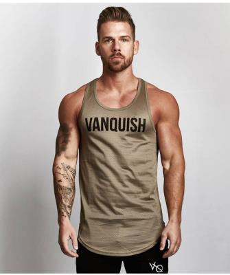 China QUICK DRY Muscle Fitness Sportswear Gym Workout Vest Breathable Blazer Men Vests Mens Vests for sale