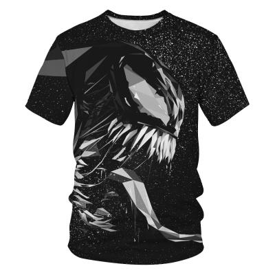 China Anti-wrinkle casual 3D printing look drop shoulder T-shirts gilda T-shirt unisex anime t-shirt for sale