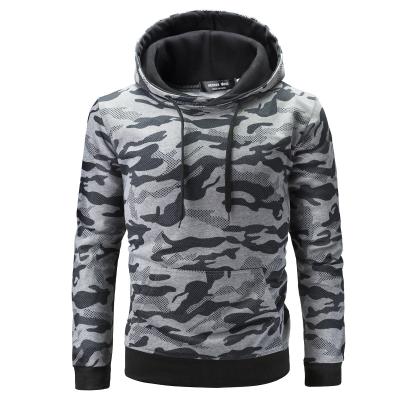 China Autumn Camouflage Anti-wrinkle Pullover Hip Hop Hoodies Fashion Large Pocket Heavy Hoodie for sale