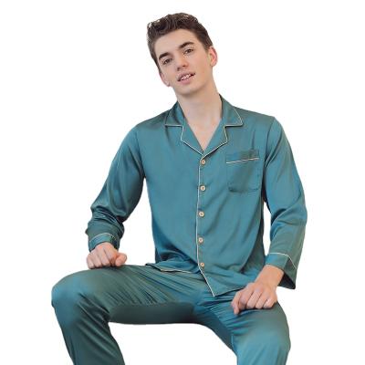 China 2021 Breathable Most Popular Soft Comfortable Sleepwear Set Solid Color Full Sleeve Pajamas For Women And Men Pajamas for sale