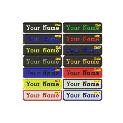 China 3D Custom Name Patches Custom Embroidered Letter Patches for Jerseys for sale