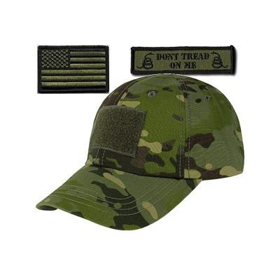 China JOINT Tactical Hat With 2 Piece Military Patches , Operator OCP USA Flag Adjustable Hats for sale