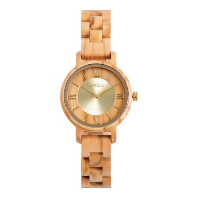 China Non-Specific Custom Wooden Strap Watches Small Case Wooden Watch Strap Wooden Watch Woman for sale