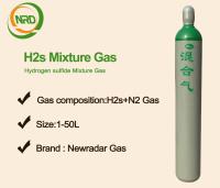 Chine 10% approprié et mélanges de gaz d'hydrogène dans des cylindres 49L avec la valve de CGA 632 à vendre