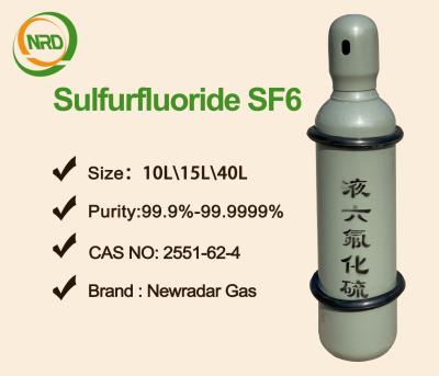 China Cas 2551-62-4 Electronic Gases , Sf6 Sulfur Hexafluoride Circuit Breaker Gas for sale