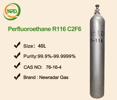 China Electric Gas Purity 99.9% Halocarbon 116 For Etching Of Silicon Dioxide Over Silicon for sale