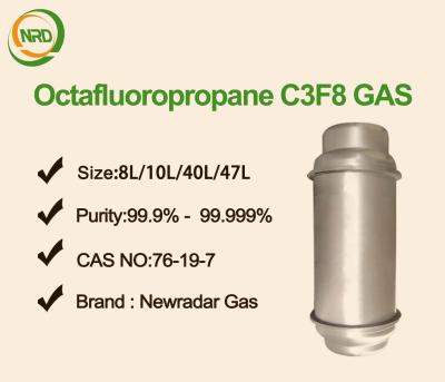 China Zylinder-elektronische Gase C3F8 40L für abkühlende Mischung/Augenoperation, 2,2 Gefahrenklasse zu verkaufen