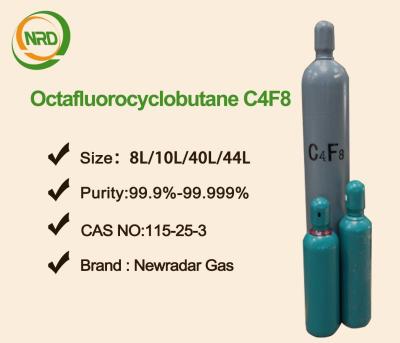 China Flüssige elektronische Gase C4F8 Perfluorocyclobutane mit 200,03 G/Mol Molar Mass, DOT Standard zu verkaufen