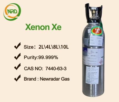 Chine Gaz à effet de serre sans couleur de xénon de gaz inertes de CAS 7440-63-3 de gaz de xénon avec la pureté 99,999% à vendre