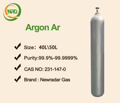 Cina L'elevata purezza intossica il gas dell'argon in lampadine che saldano il gas UN1006 dell'argon in vendita