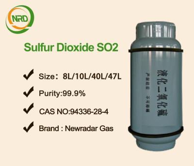 China Sulfur Dioxide Liquid SO2 Industrial Gases 99.98% Exported More Than 10 Years for sale