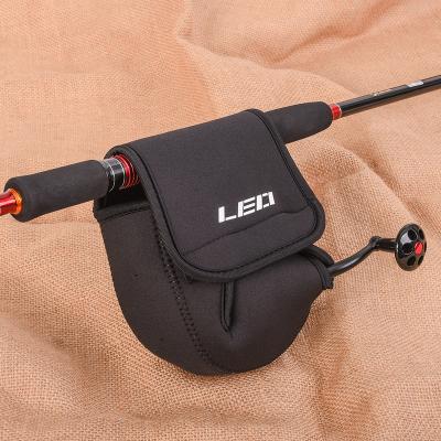 China Wheel Spot ODM OEM Lion 27918 SBR Fishing Fishing Reel Pad Soft Cover 49g 68g 92g Slotted Spinning Wheel Bag for sale