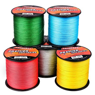 China Braided Wire Braided Wire 300M 4 Strands Braided Fishing Line 0.4/6LB-10.0-100LB PE 4 Weave Fishing Line for sale