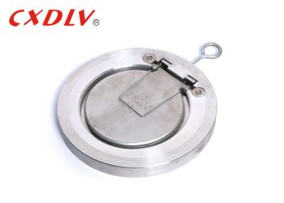 China H74 Single Disc Swing Wafer Check Valve With Spring Stainless Steel ANSI 150LB for sale