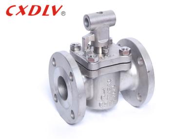 China Flange End Full Bore Sleeved Plug Valves Carbon Steel Soft Sealed ANSI GB Standard for sale