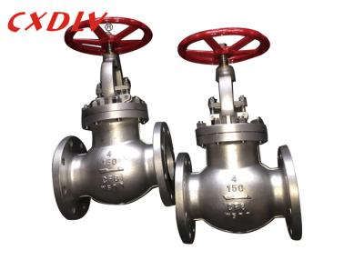 China PTFE Gasket 150LB Handwheel SS 3 Inch Flanged Globe Valve for sale