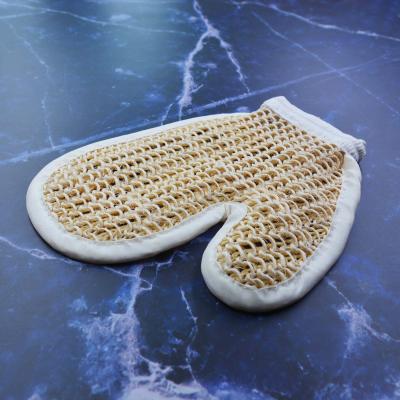 China Sustainable Natural Bath Glove Exfoliating Bath Glove Bathing Glove Shower Exfoliator for sale