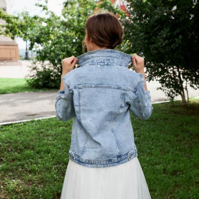 China QUICK DRY FUNG 6009 S-XL Current Available Jean Denim Bridal Jackets for sale