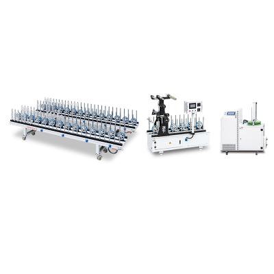 China Building Material Shops SAMACH Hot Glue PUR Profile Wrapping Machine Pur Melt Profile Wrapping Machine for sale