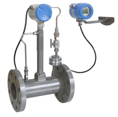 China Steam Vapor High Accuracy Gas Gas Industry Liquid Vortex Flow Meters for sale