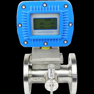 China High Accuracy Natural Gas Transmission Water Industry Gas Turbine Flow Meter for sale