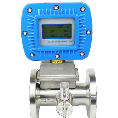 China Natural Gas Transmission IP 65 Safe To Use Flange Connection Gas Turbine Flow Meter for sale