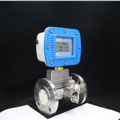 China High Accuracy Aluminum Alloy / Plastic Alloy Water Industry Gas Turbine Flow Meter for sale