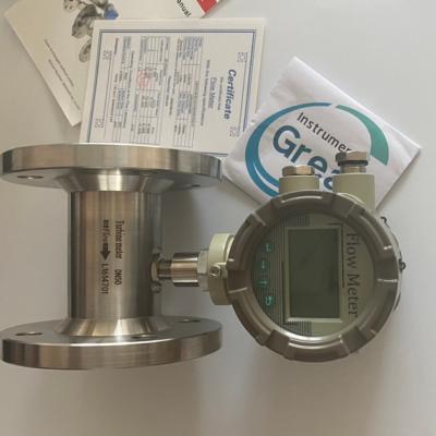 China Great Quality SS304 / SS316 Cooled Water Turbine Liquid Flow Meters for sale