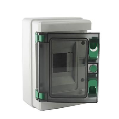 China Convenient Way IP65 Waterproof Plastic Circuit Breaker HB Series 4 Distribution Board Industrial Distribution Box for sale