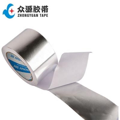 China Heat Resistant Flame Retardant Coated Fabric Facing Fiberglass Aluminum Foil Adhesive Tape for sale