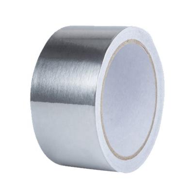 China Aluminum Foil Tape Heat Resistant Ideal For Sealing Fitting HVAC Duct Pipe Kitchen Aluminum Foil Hot And Cold Tape for sale