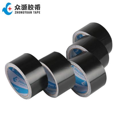 China Matte Black Aluminum Waterproof Foil Tape with Heat Resistant Waterproof Acrylic Adhesive for sale