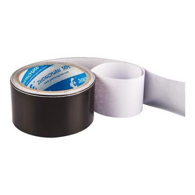 China China Factory Wholesale Freon Proof Hot Melt Reinforce Black Aluminum Foil Tape for sale