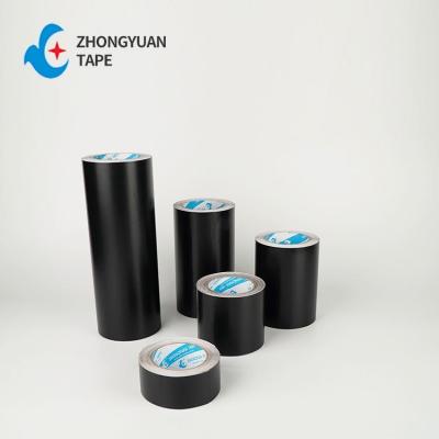 China HVAC Systems Factory Supply Waterproof Aluminum Foil Duct Tape Heat Resistant Matte Black Duct Tape Roll Price for sale