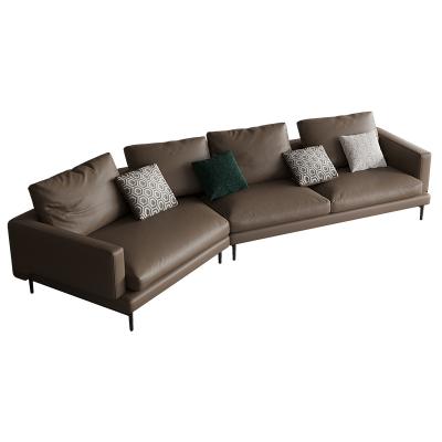 China OEM Cashmere Round Modular Leather Soft Modern Single Couch Sofa Minimalist Special Shaped White Sofa Designs Luxury Sofa for sale