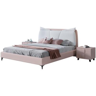 China Lovely Modular New Design Pink Princess Boy Girls Bed Double Rabbit Children Kids Bed Bedroom Furniture Set for sale