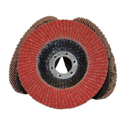 China High Efficiency 4inch Hot Grinding Grit Flap Disc For Sanding Stainless And Metal for sale