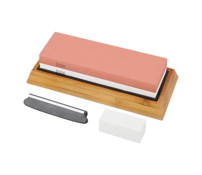 China Knife Sharpening Knife Sharpener Professional Double Side Sharpening Stone 3000/8000 Grit Whetstone for sale